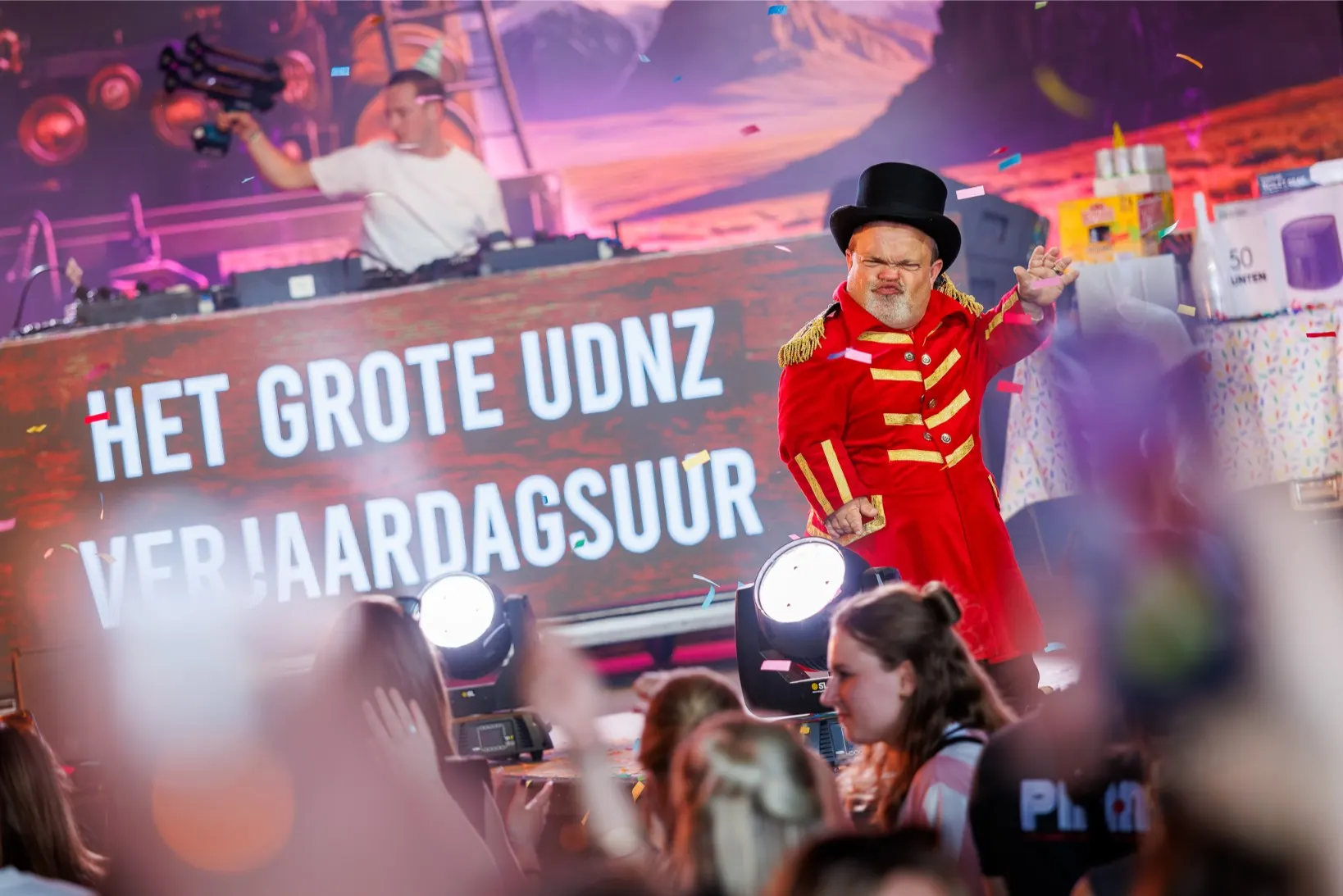 Entertainment tijdens het UDNZ verjaardagsuur